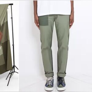 Garbstore multicolor green chino pants